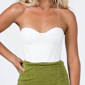 White Corset Top